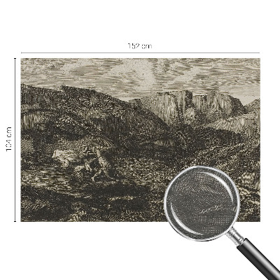 Bildtapete mit Motiv einer Berglandschaft