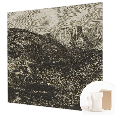Bildtapete mit Motiv einer Berglandschaft