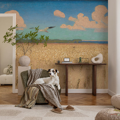 Wandtapete Weizenfeld