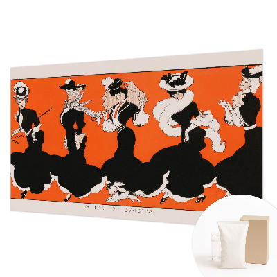 Dekorative Wand-Fototapete mit Damenmotiv geeignet für Wohn- und Schlafbereiche
