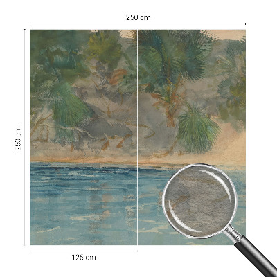Vlies-Fototapete mit Motiv einer tropischen Küste