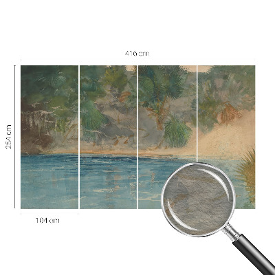 Vlies-Fototapete mit Motiv einer tropischen Küste
