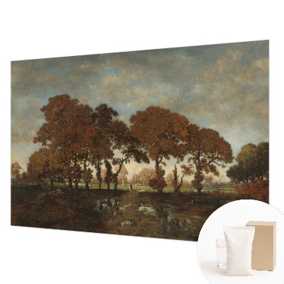 Fototapete fürs Schlafzimmer mit idyllischer Landschaft