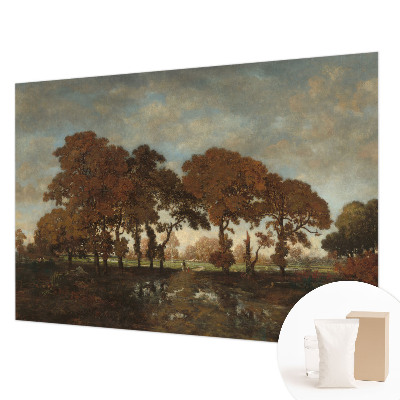 Fototapete fürs Schlafzimmer mit idyllischer Landschaft