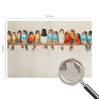 Fototapete aus Vlies Vögel auf einem Ast