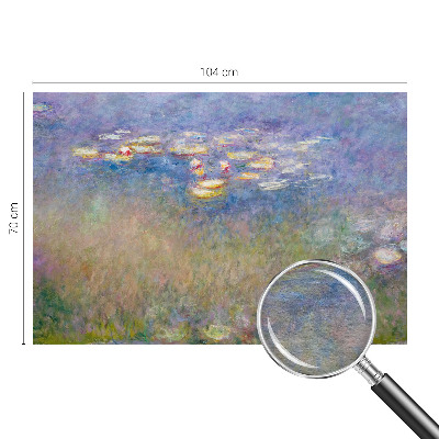 Vlies-Fototapete fürs Wohnzimmer mit Seerosen-Motiv