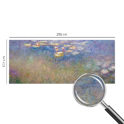 Vlies-Fototapete fürs Wohnzimmer mit Seerosen-Motiv