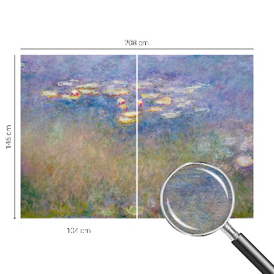 Vlies-Fototapete fürs Wohnzimmer mit Seerosen-Motiv