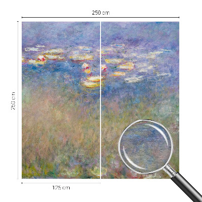 Vlies-Fototapete fürs Wohnzimmer mit Seerosen-Motiv