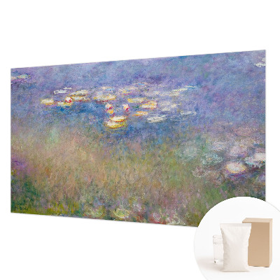 Vlies-Fototapete fürs Wohnzimmer mit Seerosen-Motiv