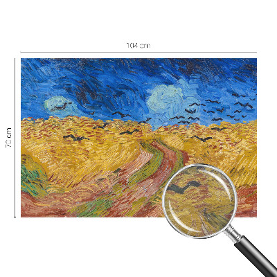 Vlies-Fototapete fürs Schlafzimmer mit Motiv einer Feldlandschaft