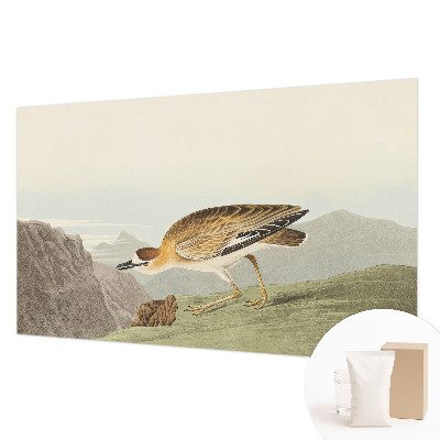 Vliestapete fürs Schlafzimmer mit Motiv 'Bergvogel'