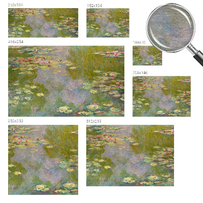 Moderne Vlies-Fototapete Seerosen