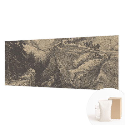 Bildtapete mit einem malerischen Bergmotiv