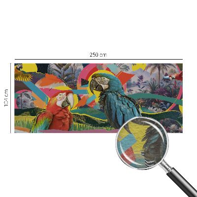 Wand-Fototapete Exotische Vögel