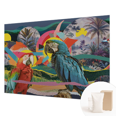 Wand-Fototapete Exotische Vögel