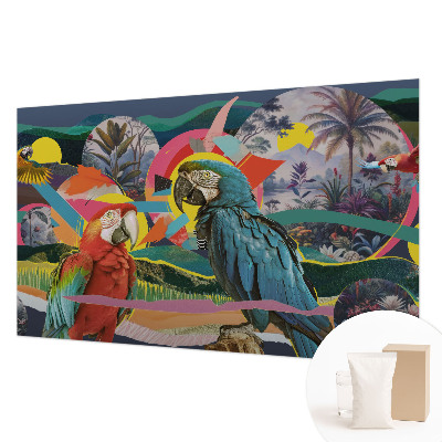 Wand-Fototapete Exotische Vögel