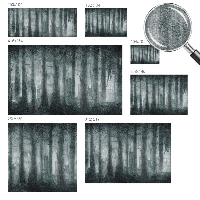 Fototapete nach Maß geheimnisvoller Wald