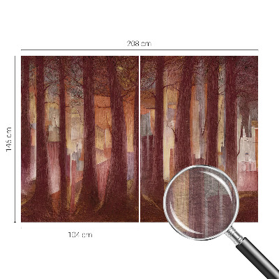 Vlies-Fototapete mit einer geheimnisvollen Landschaft