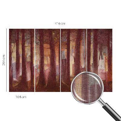 Vlies-Fototapete mit einer geheimnisvollen Landschaft