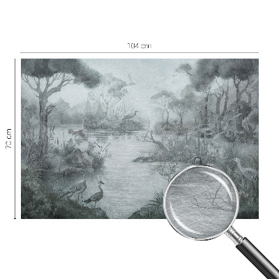 Wandtapete mit Motiv einer Naturlandschaft