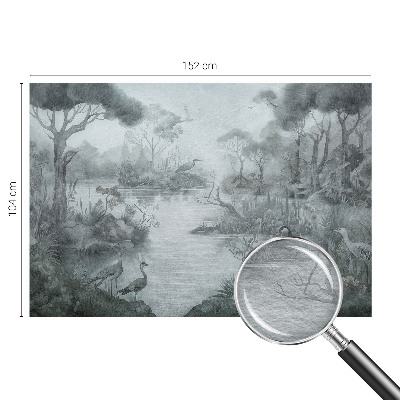 Wandtapete mit Motiv einer Naturlandschaft