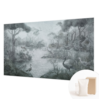 Wandtapete mit Motiv einer Naturlandschaft