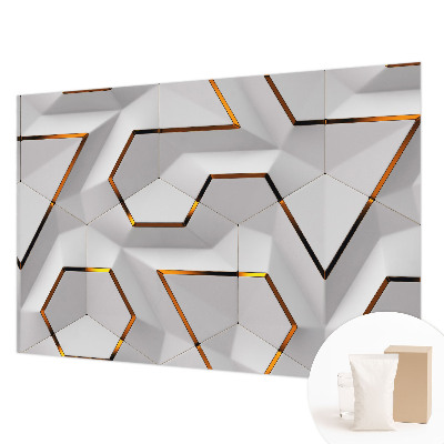 Dekorative Wand-Fototapete mit modernem geometrischem Motiv