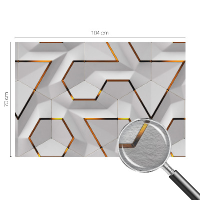 Dekorative Wand-Fototapete mit modernem geometrischem Motiv