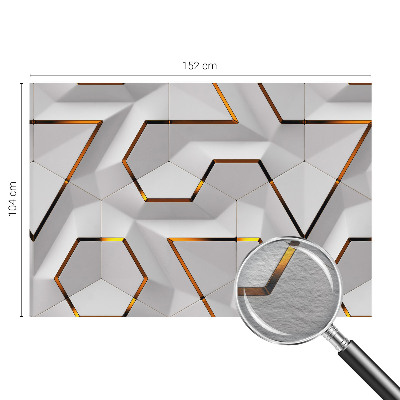 Dekorative Wand-Fototapete mit modernem geometrischem Motiv