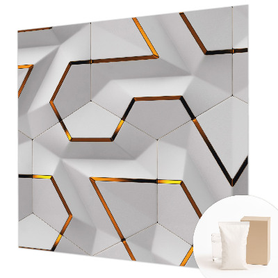 Dekorative Wand-Fototapete mit modernem geometrischem Motiv