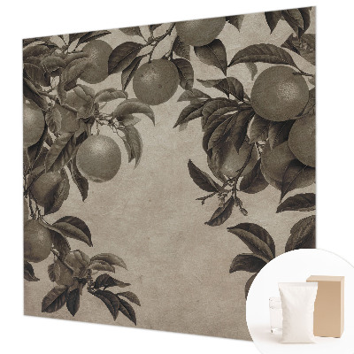 Fototapete fürs Wohnzimmer Fruchtmuster