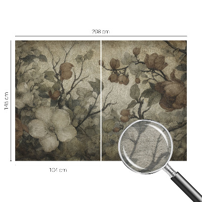 Fototapete aus Vlies mit floralem Motiv