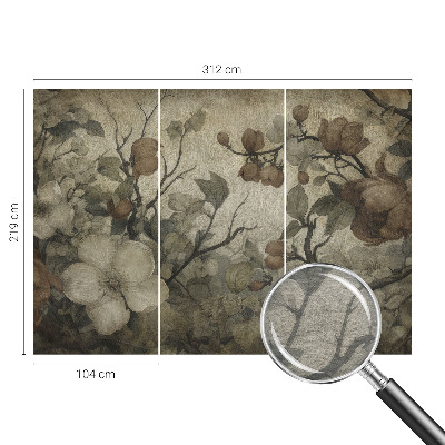 Fototapete aus Vlies mit floralem Motiv
