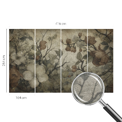 Fototapete aus Vlies mit floralem Motiv