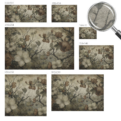 Fototapete aus Vlies mit floralem Motiv