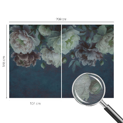 Vlies-Fototapete nach Maß mit floralem Motiv