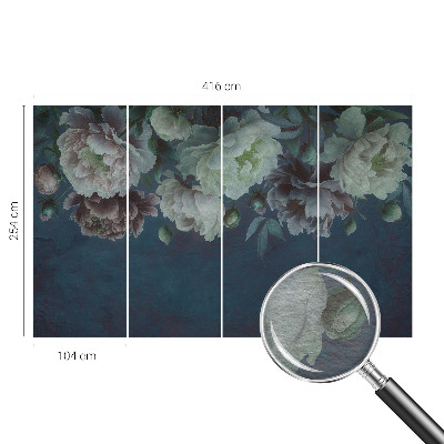 Vlies-Fototapete nach Maß mit floralem Motiv