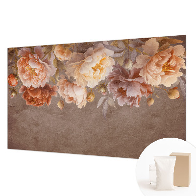 Vlies-Fototapete fürs Wohnzimmer mit floralem Motiv