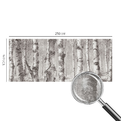 Vlies-Fototapete fürs Schlafzimmer Birkenwald