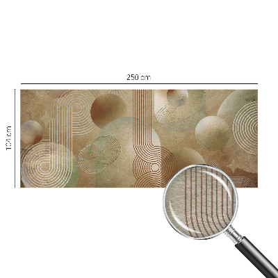 Bedruckte Vlies-Fototapete mit einem geometrischen Muster