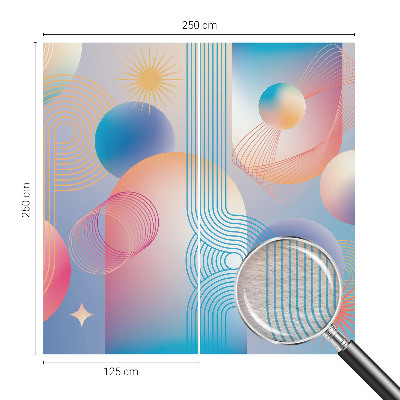 Motivtapete Farbenfrohe Abstraktion