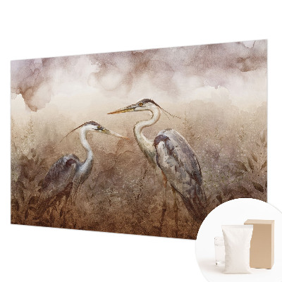 Moderne Vlies-Fototapete mit elegantem Vogelmotiv