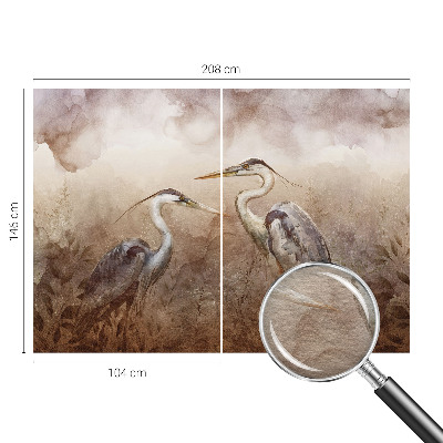 Moderne Vlies-Fototapete Elegante Vögel