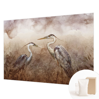 Moderne Vlies-Fototapete mit elegantem Vogelmotiv