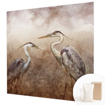 Moderne Vlies-Fototapete mit elegantem Vogelmotiv