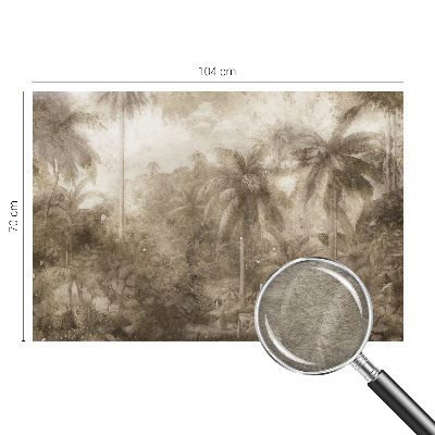 Wand-Fototapete mit einer exotischen Landschaft