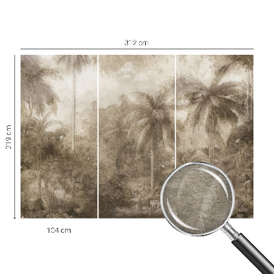 Wand-Fototapete mit einer exotischen Landschaft