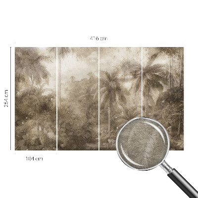 Wand-Fototapete mit einer exotischen Landschaft