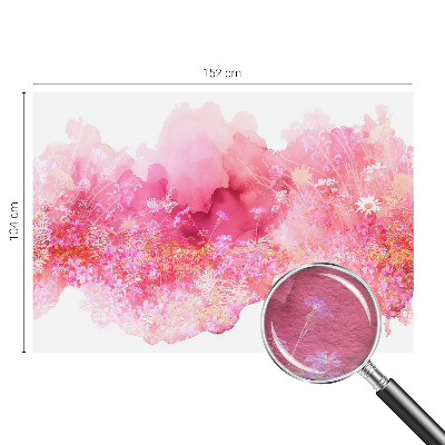 Dekorative Wand-Fototapete mit Blumenmuster